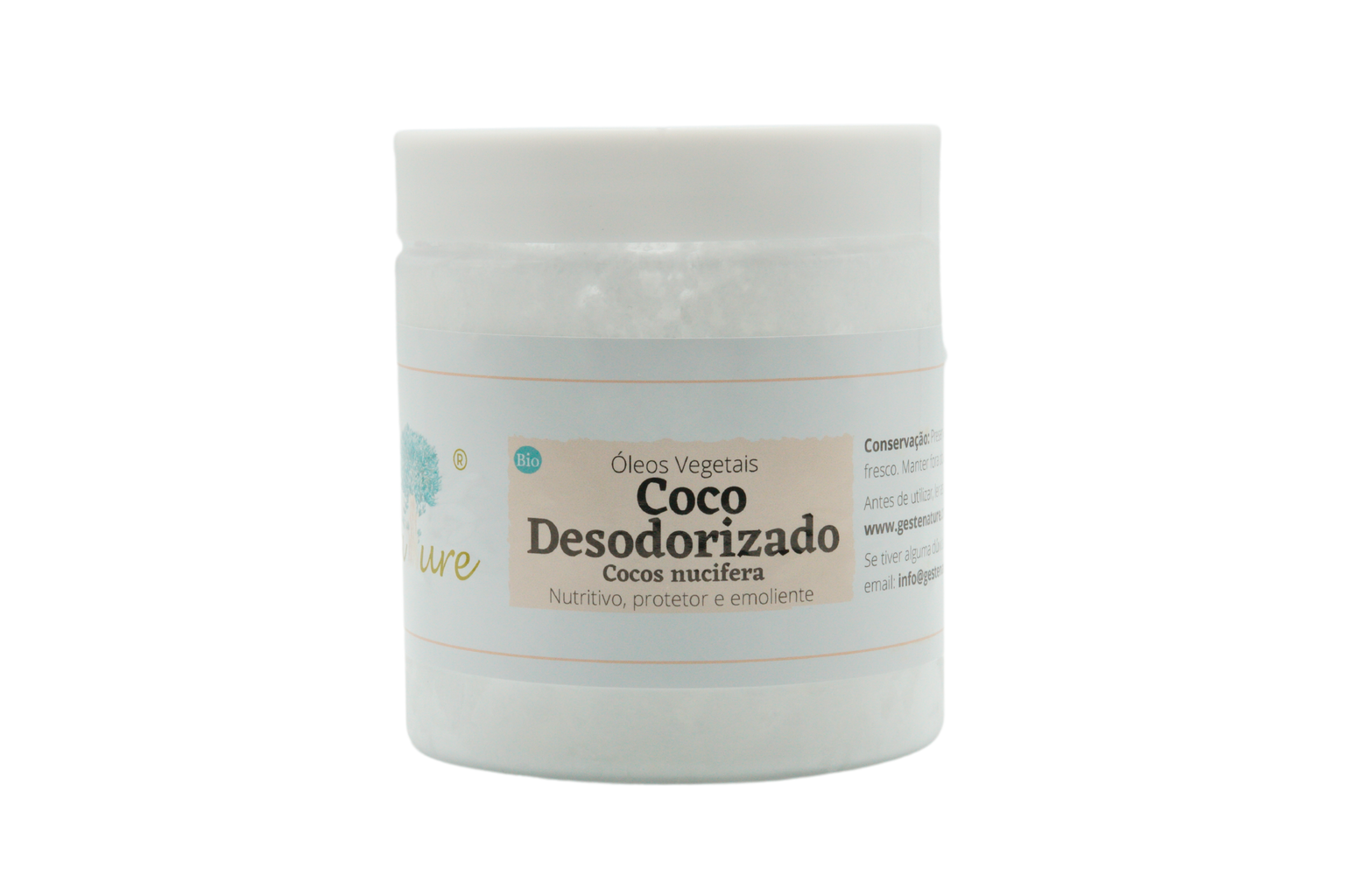 óleo de coco desodorizado