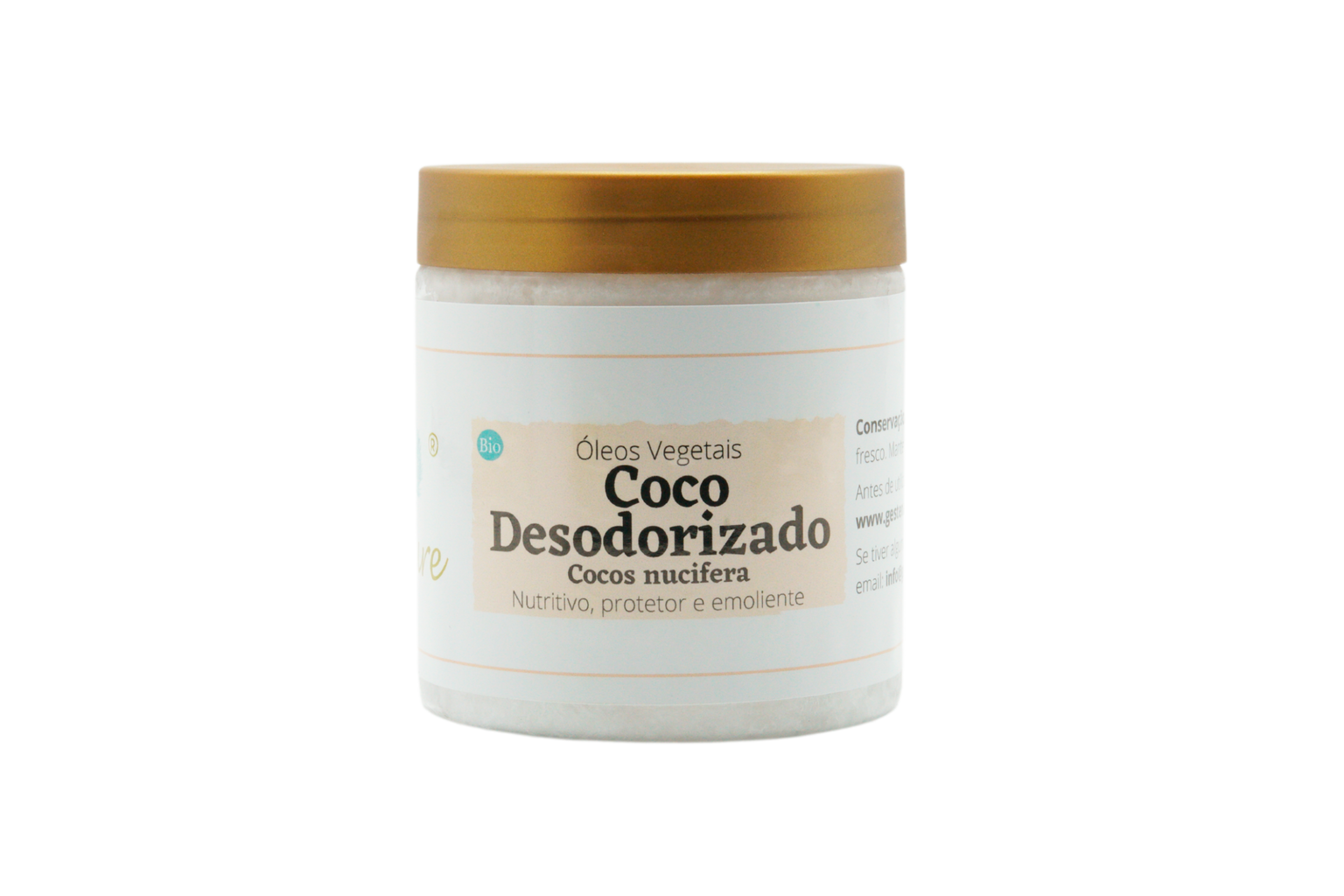 óleo de coco desodorizado